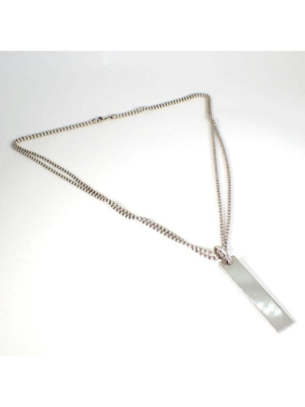 Gucci 925 Double Ball Chain Necklace - Picture 3 of 10